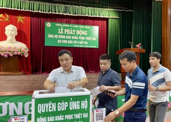 VINAPACO phát động ủng hộ đồng bào khắc phục thiệt hại do cơn bão số 3